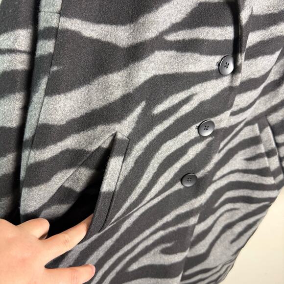 Torrid Grey Tiger Wave Jacquard Blazer Style Coat 2X NWT 40995116 - Picture 6 of 16